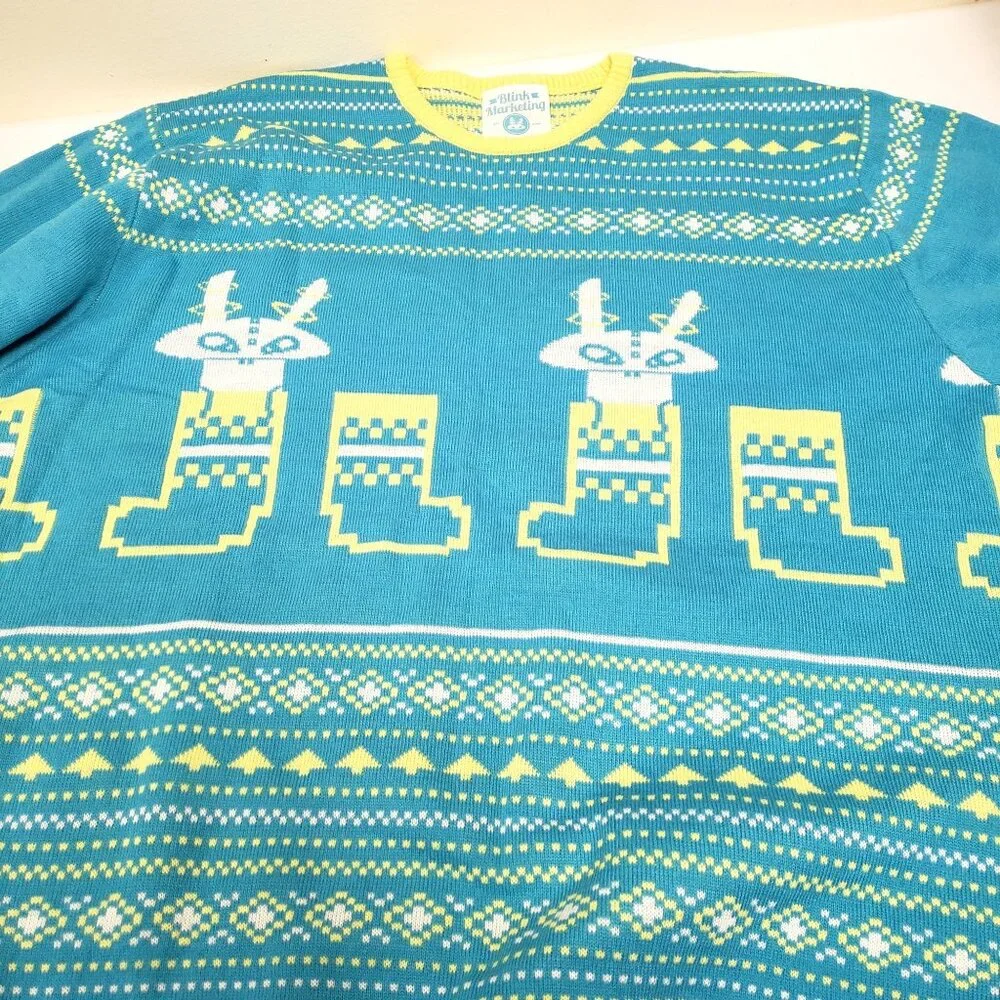 Blink Marketing Christmas Holiday Sweater Size Large - Picture 8 of 11